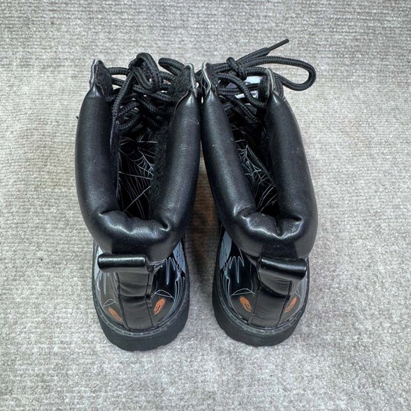 Nightmare Before Christmas Jack Skellington Boots Womens 37 Black Edgy Halloween - Picture 2 of 15